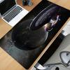 Desk Mat Sci Fi Spaceship Galaxy Print Anti Slip Rubber Mousepad Stitched Edge Keyboard Pad For Pc Laptop Gamers Accessory