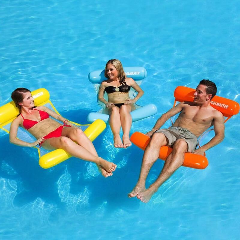 Inflatable Double Tube Pool Float