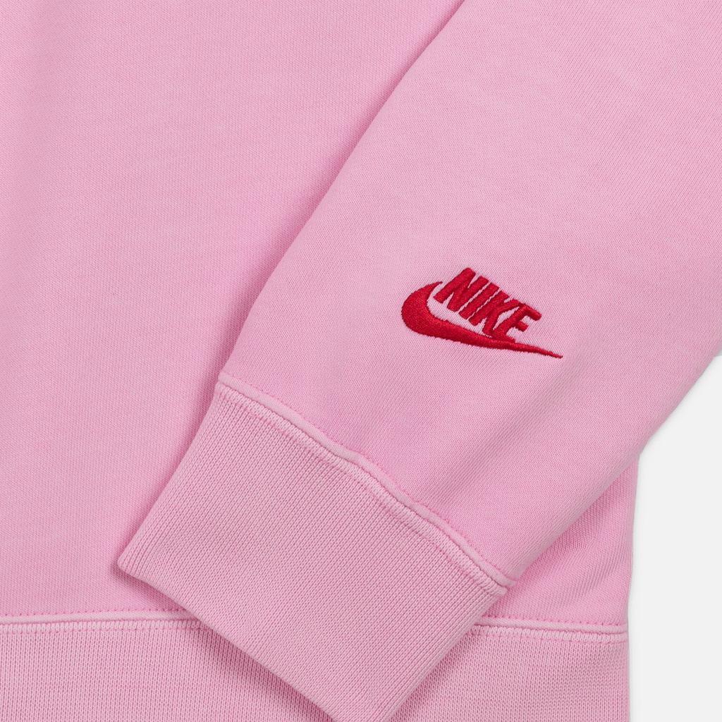 Nike X Nigo NRG Fleece Crew Sweatshirt Pink Unisex Streetwear FV5941-621