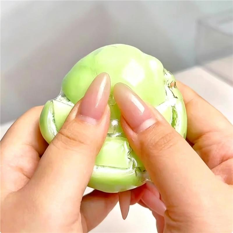 Cocoa Wax Mint Handmade Ball Crunchy Calming Mood Boosting Anti-Stress Sensory Fidget Toy Relax Tabletop Ornament Decor Gift