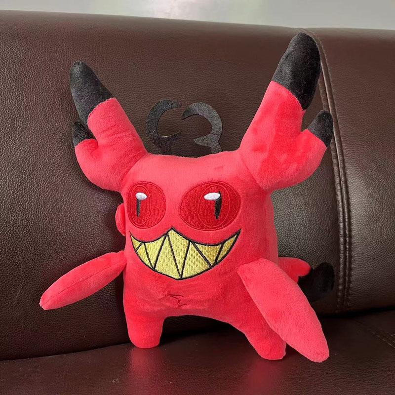 

Проклятый кот Аластор Плюшевая игрушка Отель Хазбин 25cm красный