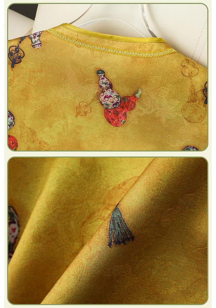 2026 New Chinese Style Jacquard Tang Suit Vest - Round Neck, Fashionable National Style Outerwear