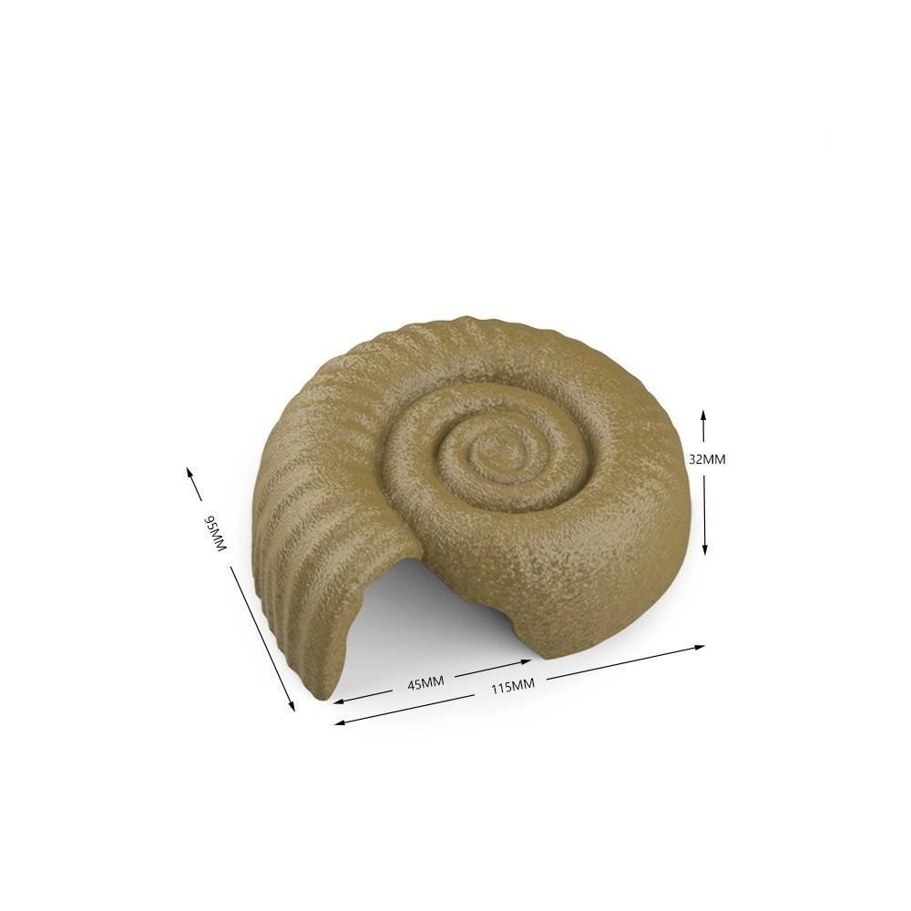 Ammonite Shape Reptile Cave Aquarium Landscape Decoration cave design Hideouts Shelter Simulated Snail Shell Cave Snail