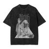 Sliver Mask Król Baldwin IV Nadruk Graficzny Koszulka Damska Unisex Vintage Sprana Bawełna Letnia Nowa Koszulka Codzienna Oversize Streetwear Top