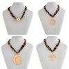 Adjustable Velvet Choker Necklace Heart Pendant Layered Chain Jewelry Alloy Conch Starfish Pendant Jewelry For Women