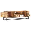 TV Stand 120 X 30 X 40 Cm Reclaimed Solid Wood
