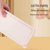 Ronghe Biodegradable Square 2-Compartment Disposable Food Container