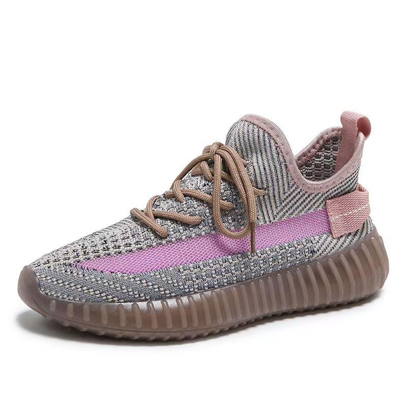 

Shoes men s autumn new casual sports single shoes breathable fly-woven men s shoes 40 (female) jelly base