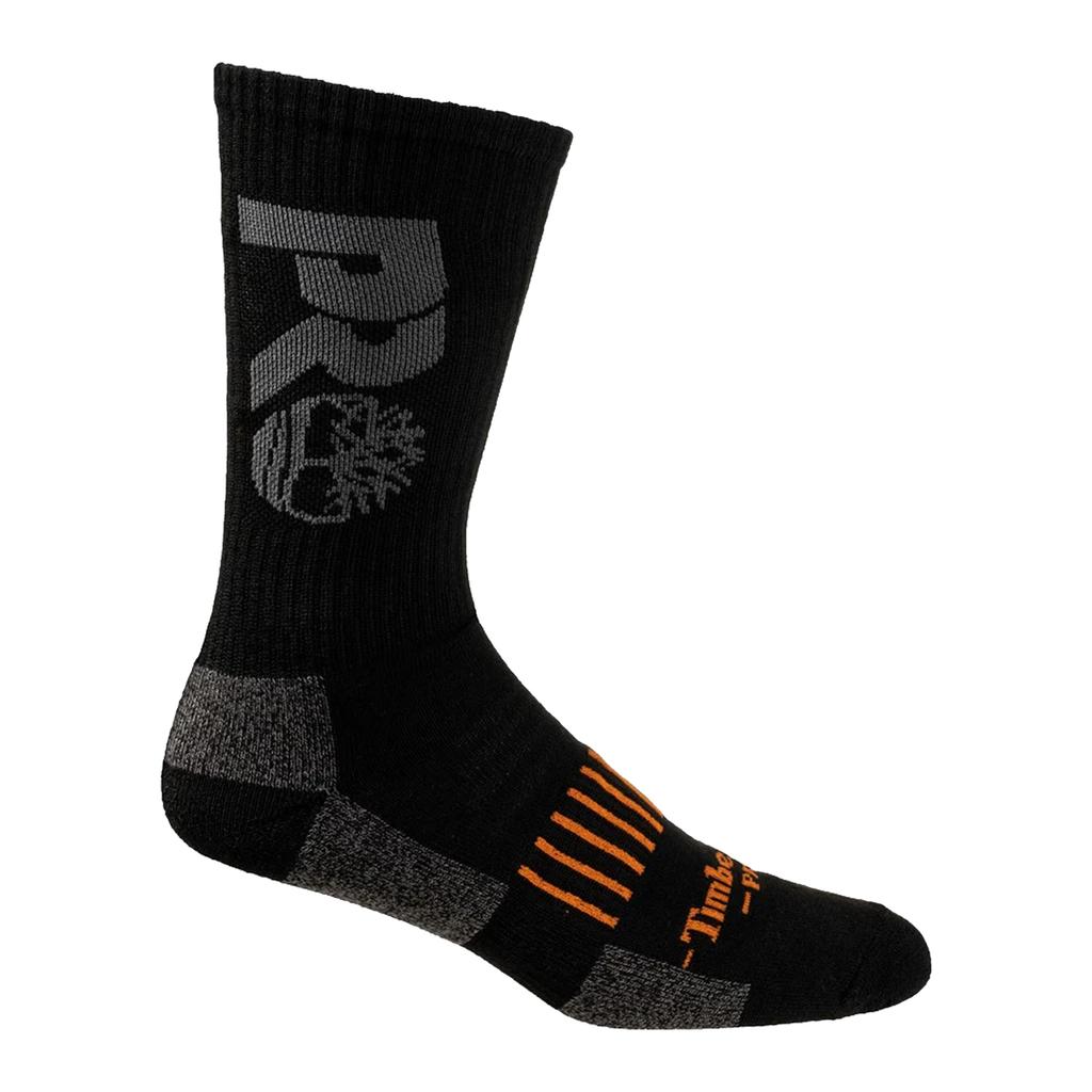 TIMBERLAND PRO Men's Big Logo Crew Socks (Pack of 3)