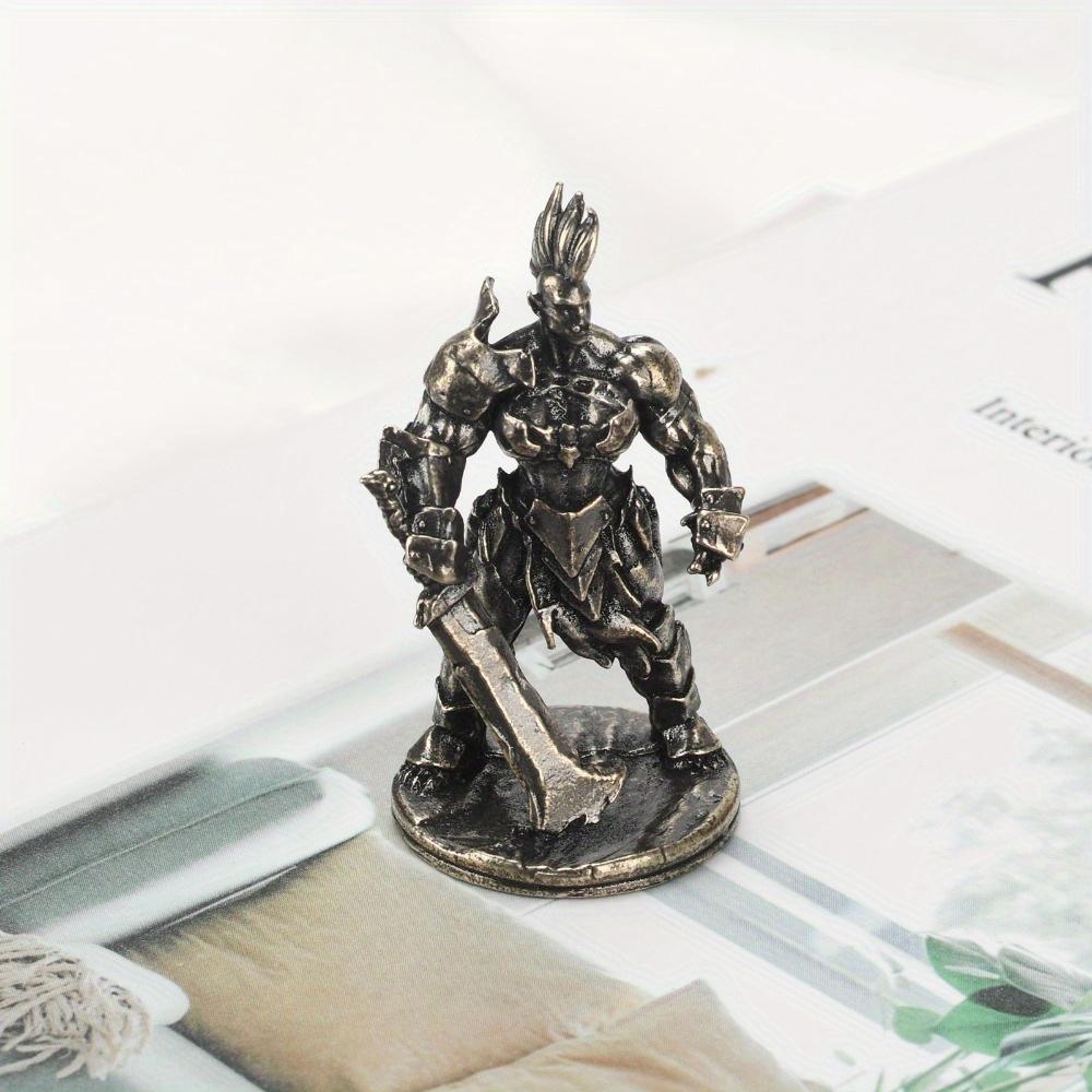 Modele Soldați Horda Orcilor Alamă Albă Vintage Ornamente de Birou Decorațiuni Joc Miniaturi Figurine Accesorii Cadouri Bărbați
