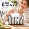Easy Refill Tissue Box Fabric Facial Towel Bag Versatile Home Decor Facial Tissue Bag  Bedroom