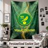 Wall Hanging Tapestry With Custom Name & Text, Norwich City Decorative Tapestry For Bedroom