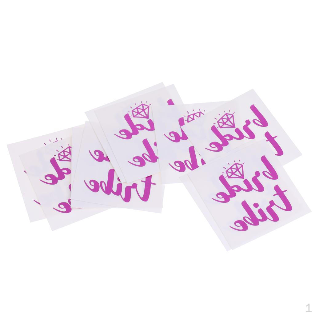 10x Flash Temporary Stickers - 1