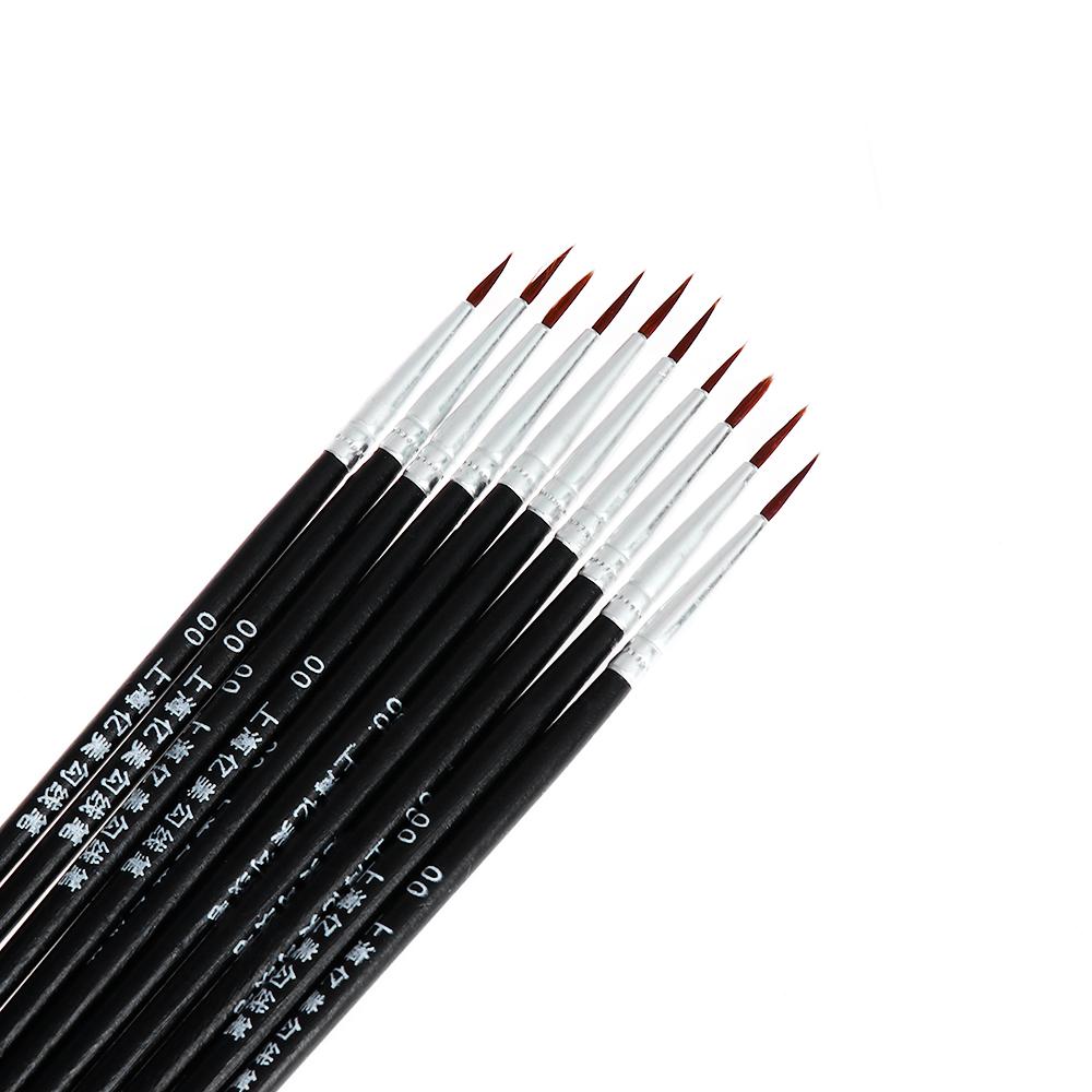 1Set Acrylic Painting Pen Fine Hand Painted Thin Hook Line Pen Drawing Art Pen Paint Brush Nylon Brush Art Supplies