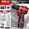 Delixi Brushless Rechargeable Lithium Impact Drill & Screwdriver: Multifunctional Handheld Electric Pistol Drill for Household Use