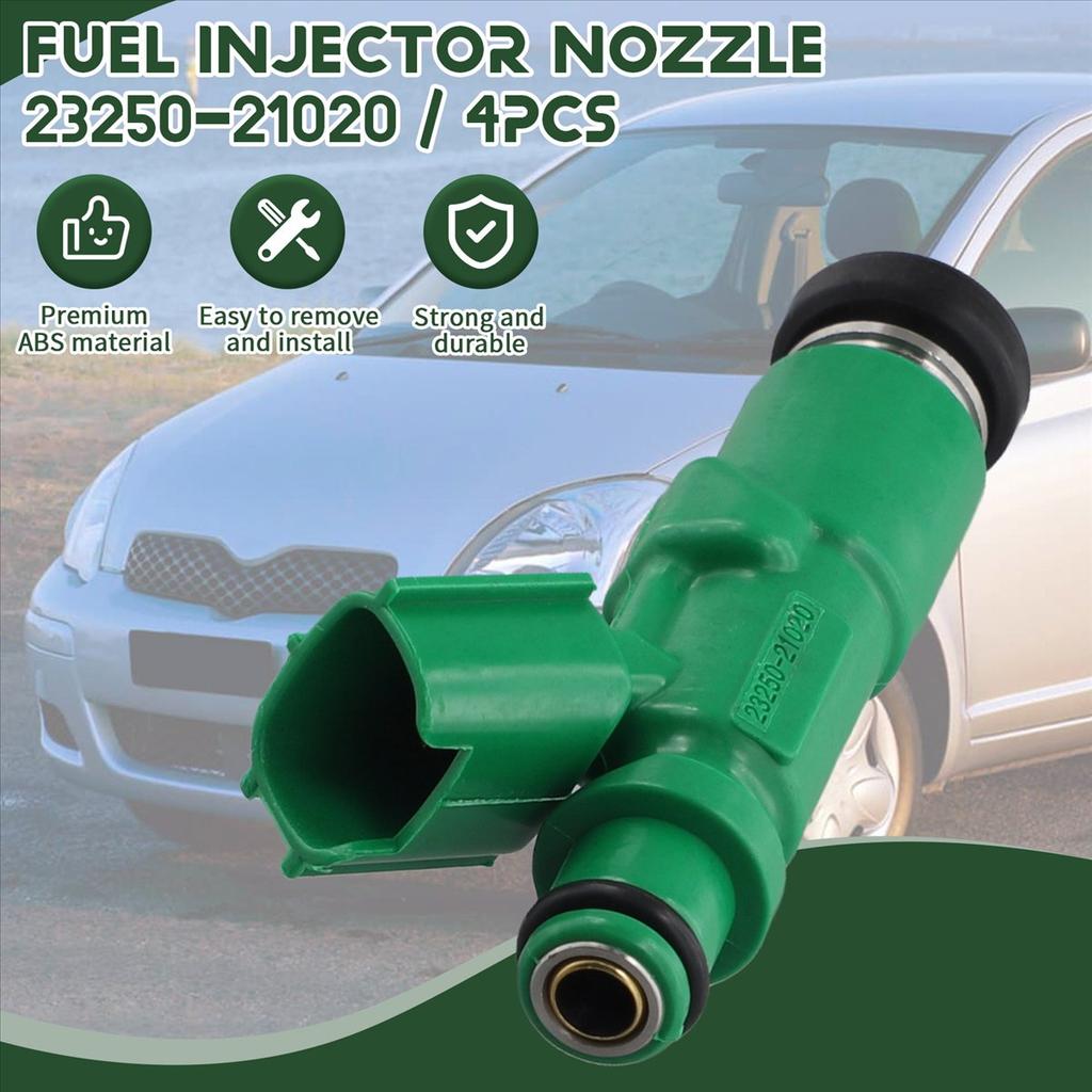 4PCS 23250-21020 New Fuel Injector Nozzle for Toyota PRIUS ECHO SCION XA XB 1.5L