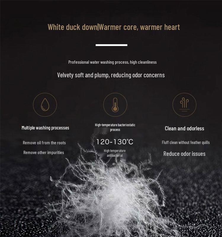 Męska Wysokiej Jakości Kurtka Puchowa Średniej Długości z Kapturem - Ciepła, Modna, Gruba Kurtka za Kolano