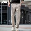JOW Men's Easy Care Straight-Leg Trousers
