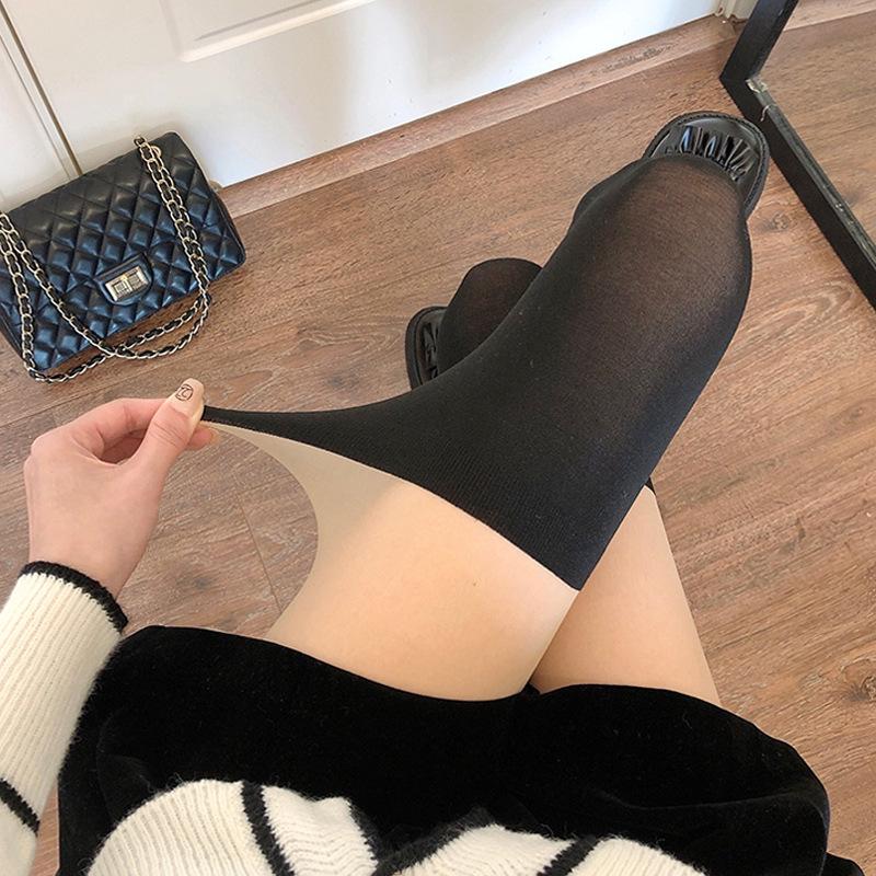 Women's Lolita Black Stockings: Spring/Autumn Over-the-Knee Patchwork Thigh-High, JK Pantyhose, Black & White
