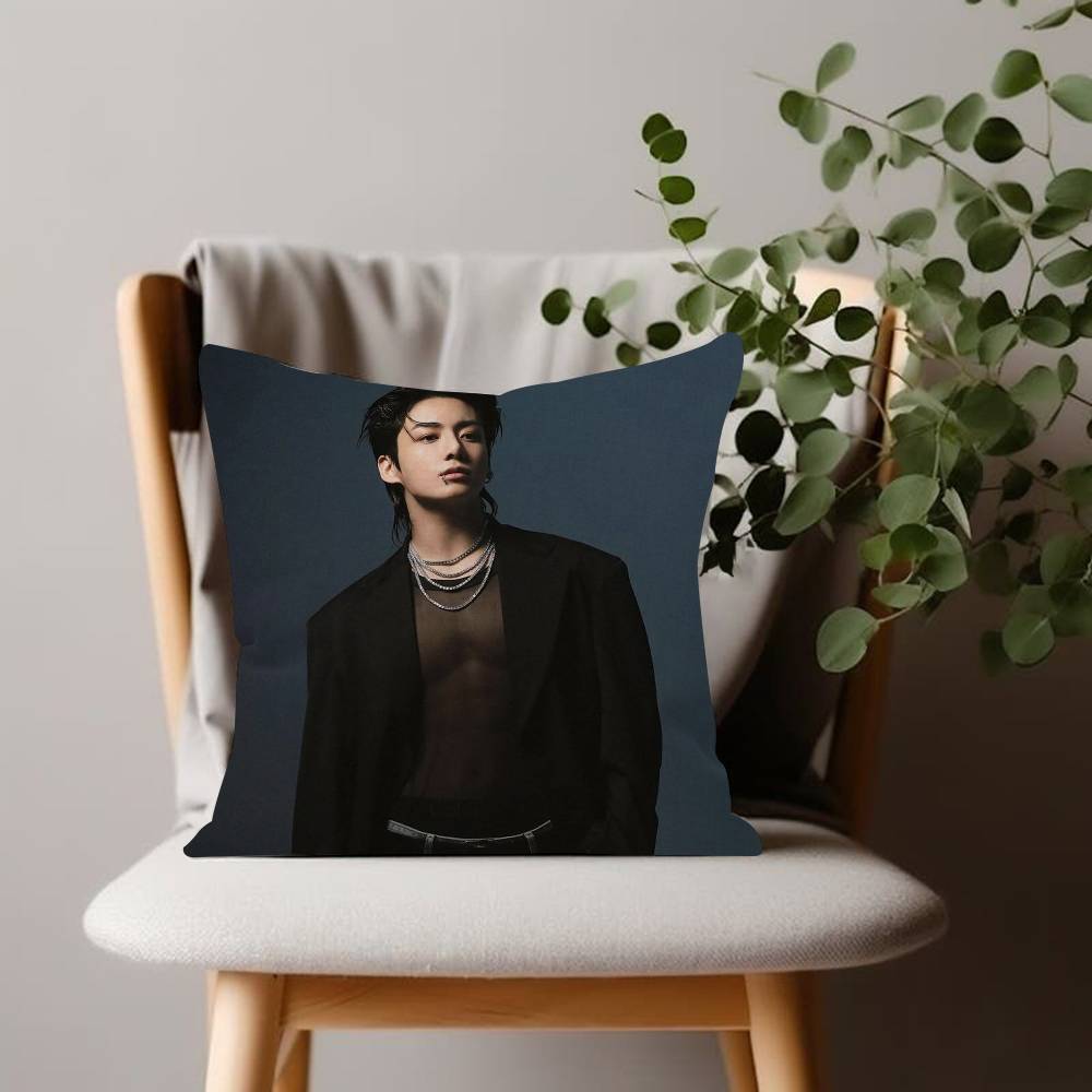 PC JJungkook Seven Tease Kissenbezug Auto Wurfkissenbezug Für Sofa Auto Weihnachtsgeschenk