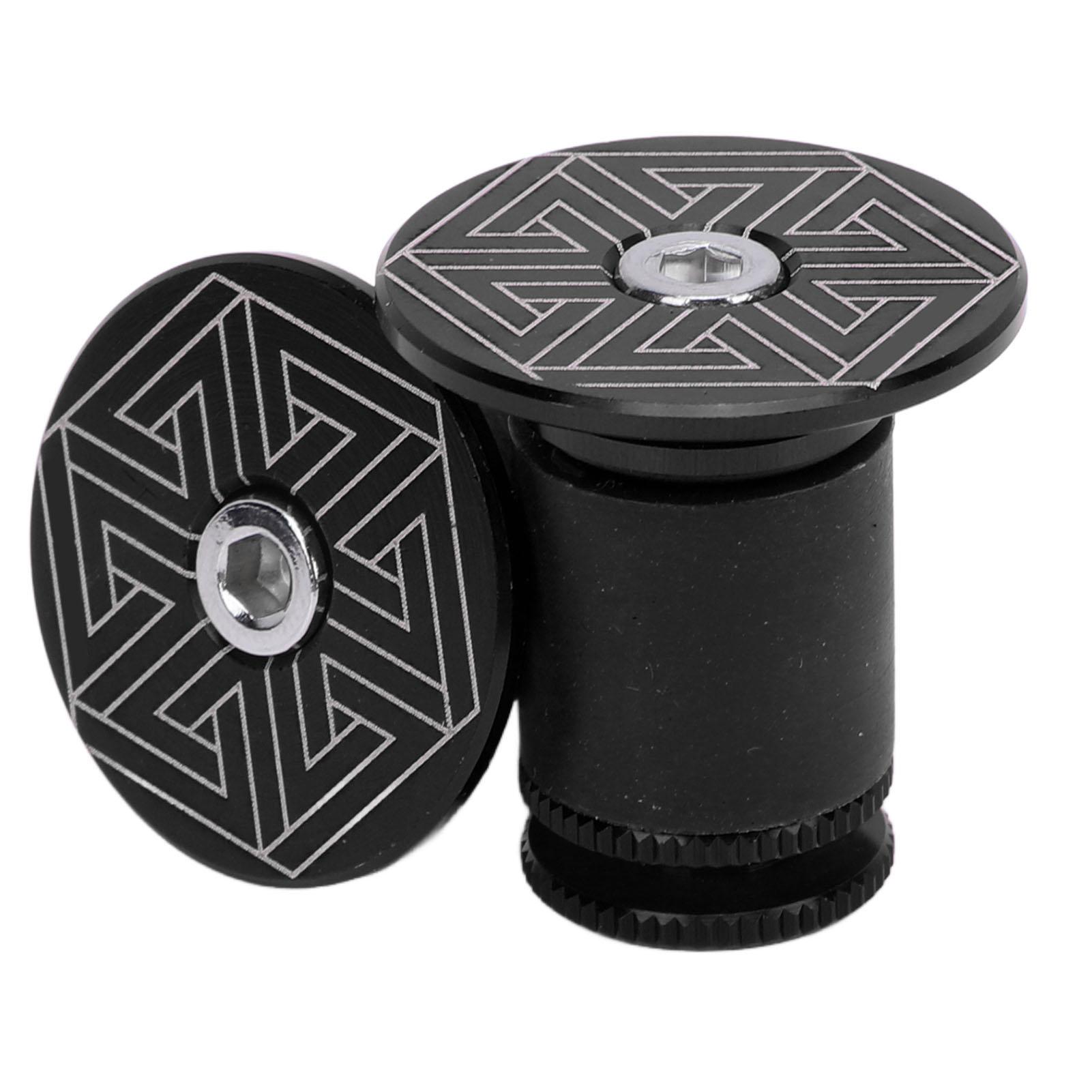 1 Pair of Handlebar Grip End   Aluminum Alloy   Bar Plugs for Mountain Road Cycling