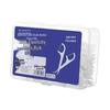 50-Pack Bow-Shaped Interdental Floss Picks – Flat Floss Stick for Gum Protection and Portable Oral Care