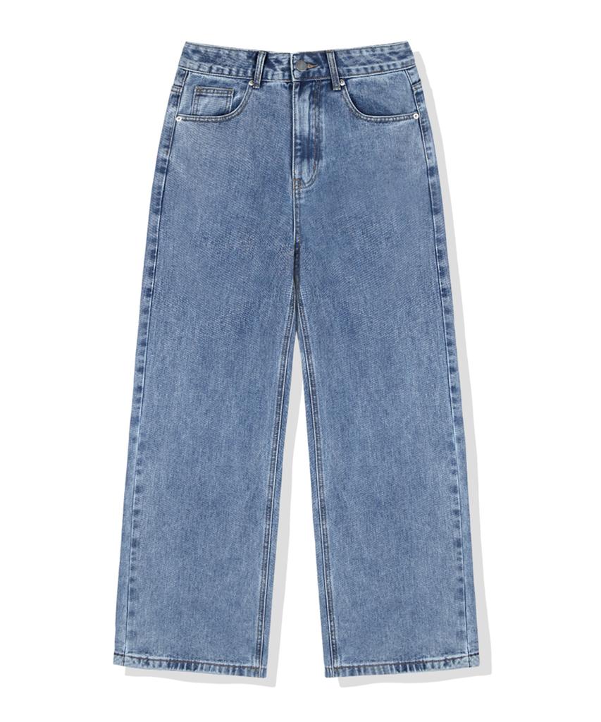 ULIFEZIP Basic Denim Standard Wide Pants 5 Colors [Ulzd_0001] (A Type)