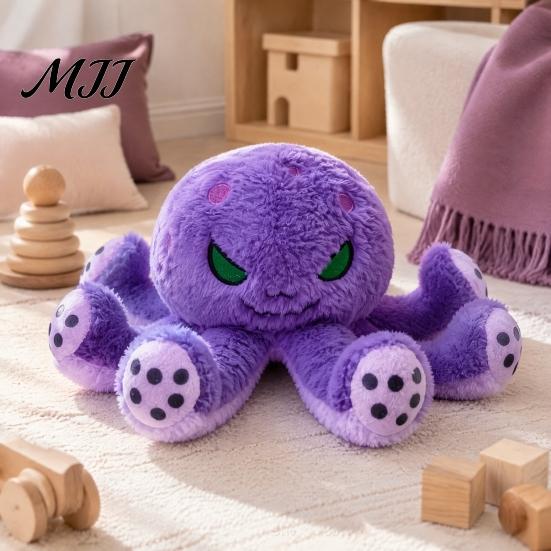 Kids Animal Plushie Devil Octopus Plush Toy, Soft Stuffed Dark Doll Decor, Toy Eight Tentacle Sea Pillow, Gift for Halloween Christmas Birthday