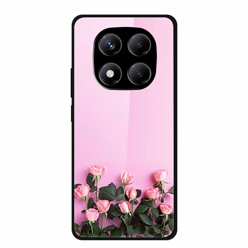 Luxury Case For Redmi Note 14 Pro 4G Tempered Glass Cover For Xiaomi Redmi Note14 Pro 4G Phone Cases Fashion Protective fundas