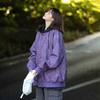 Retro Leather Jacket Fake Two-piece Coat for Women New Versatile Loose Design Small Top