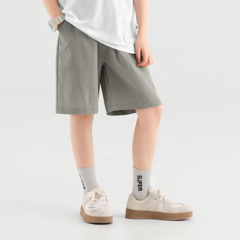 Boys' Breathable Mesh Sports Shorts