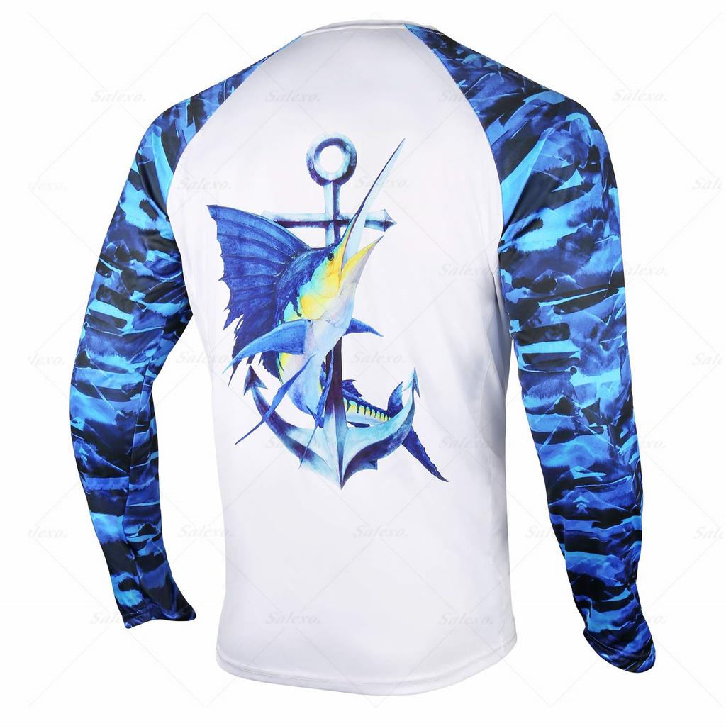 Tuna Fishing Suit Fishing Sunscreen Suit Breathable Quick-drying Trout Fishing Suit Fishing Suit
