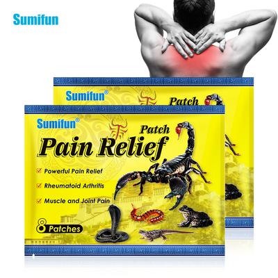 Knee Joint Patch 8pcs/bag Knee Pain Relief Patches Venom Extract Treatment Plaster Health Care Lumbar Spine Sticker