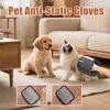 Hundehaarentfernungshandschuhe Doppelseitige Statische Haarentfernungshandschuhe für Haustiere Haarbürsten- und Fusselentfernungshandschuhe zur Haarentfernung
