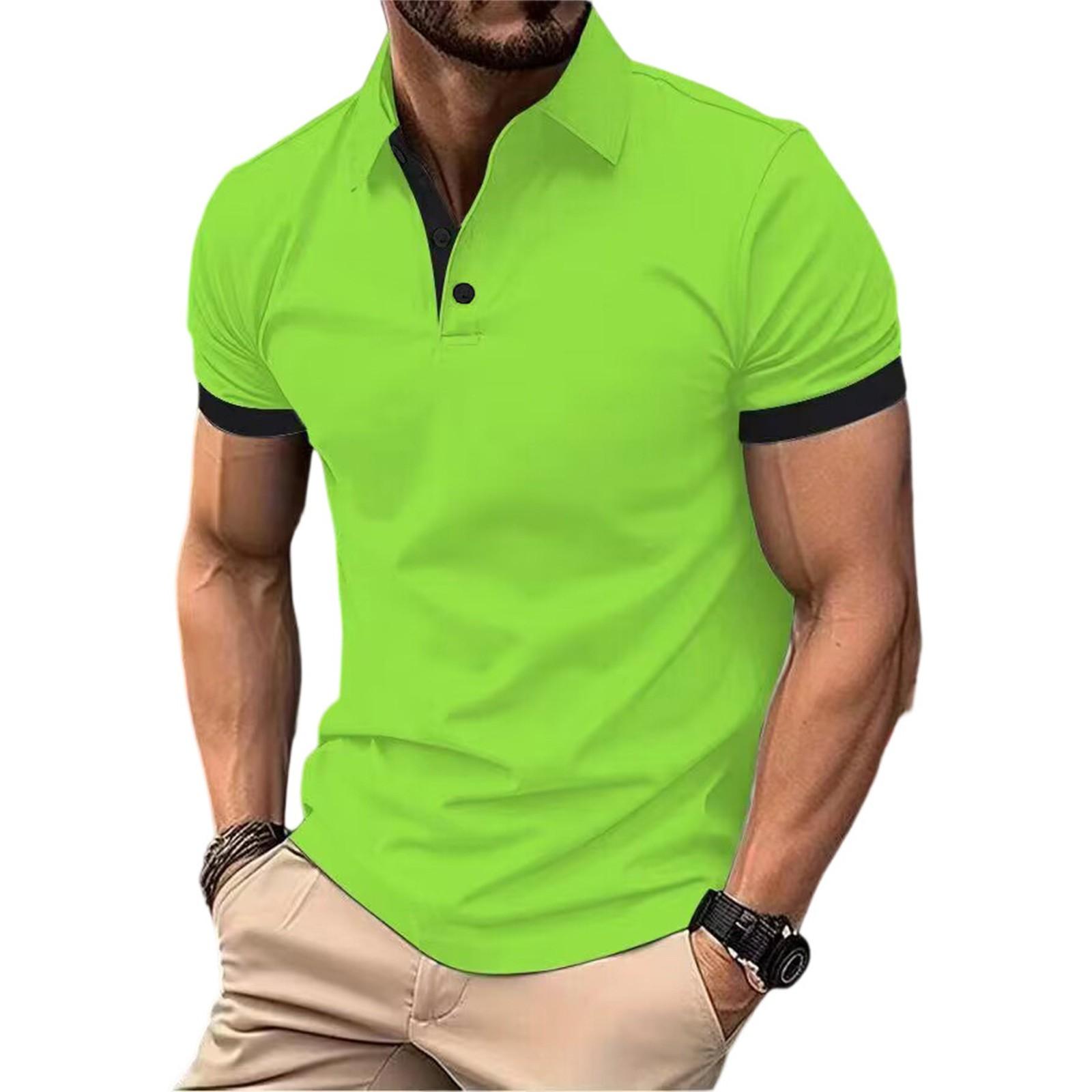 

Мужская летняя деловая футболка с дизайном из рифленой ленты, повседневная модная, большого размера, с коротким рукавом, для мужчин M