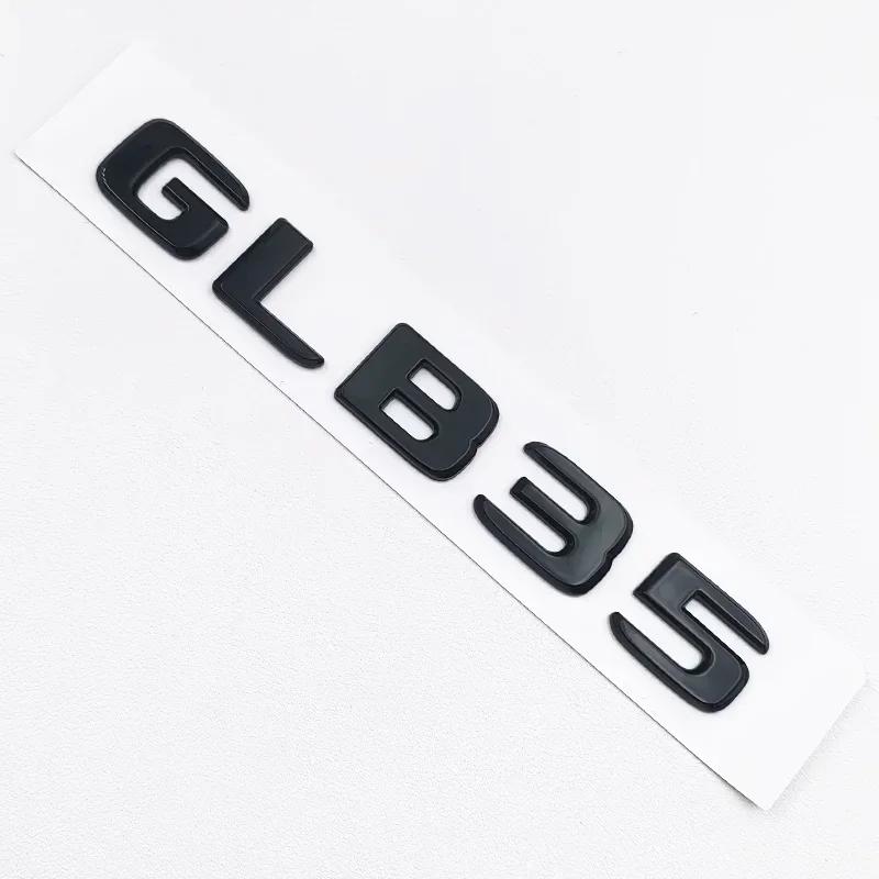 Gloss Black ABS Car Emblem Kit GLB35 AMG Turbo 4matic Letter Rear Star Sticker For Mercedes Benz GLB35 AMG X247 Accessories