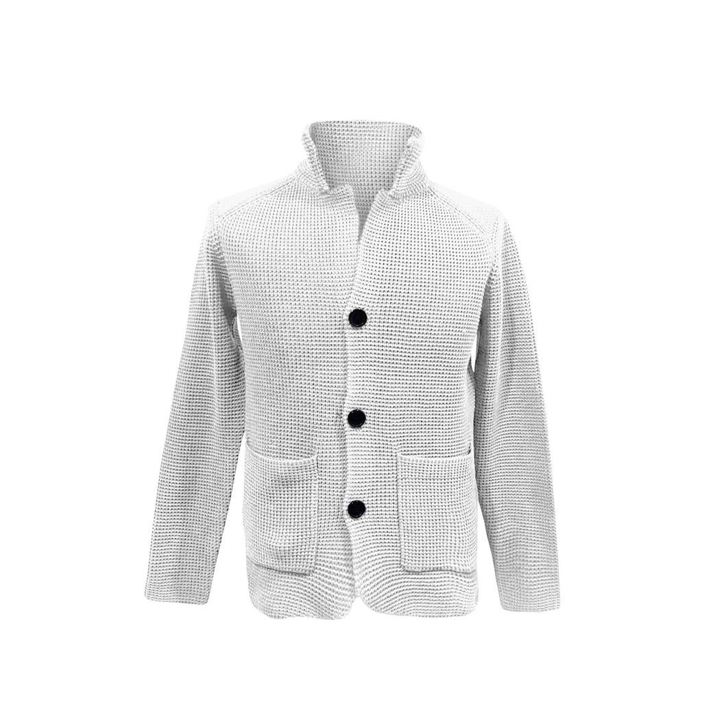Men's Fashion Loose Cardigan Warm Lapel Jacket Sweater