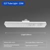 E27 Upgraded Eye Protection Crystal LED Bulb Flat Low High Bay for Study Room Porch Indoor Outdoor Lighting