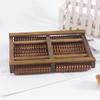 Eight Rows Solid Wooden Roller Foot Massager Pedicure Machine Foot Brush Wooden Feet Meridians Foot Massager