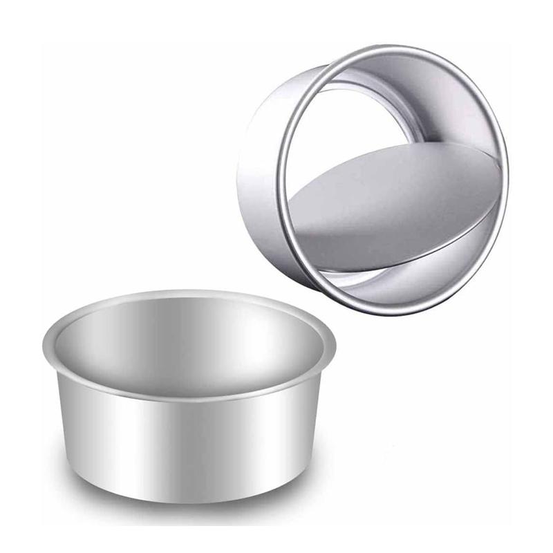 6 Inch Cake Mold Aluminum Alloy Anode Live Bottom Cake Tin Baking Tray Cake Pan Cake Pot Bakeware Round Cake Mould Baking Tool