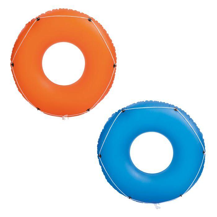 Bouée Color Blast - Bestway - Diamètre 119cm - Vinyle Résistant - Ligne De Vie - Patch Inclus