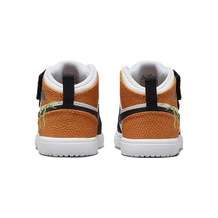 Air Jordan 1 Mid Alt SE TD White Starfish Vivid Green Black DR6964-100