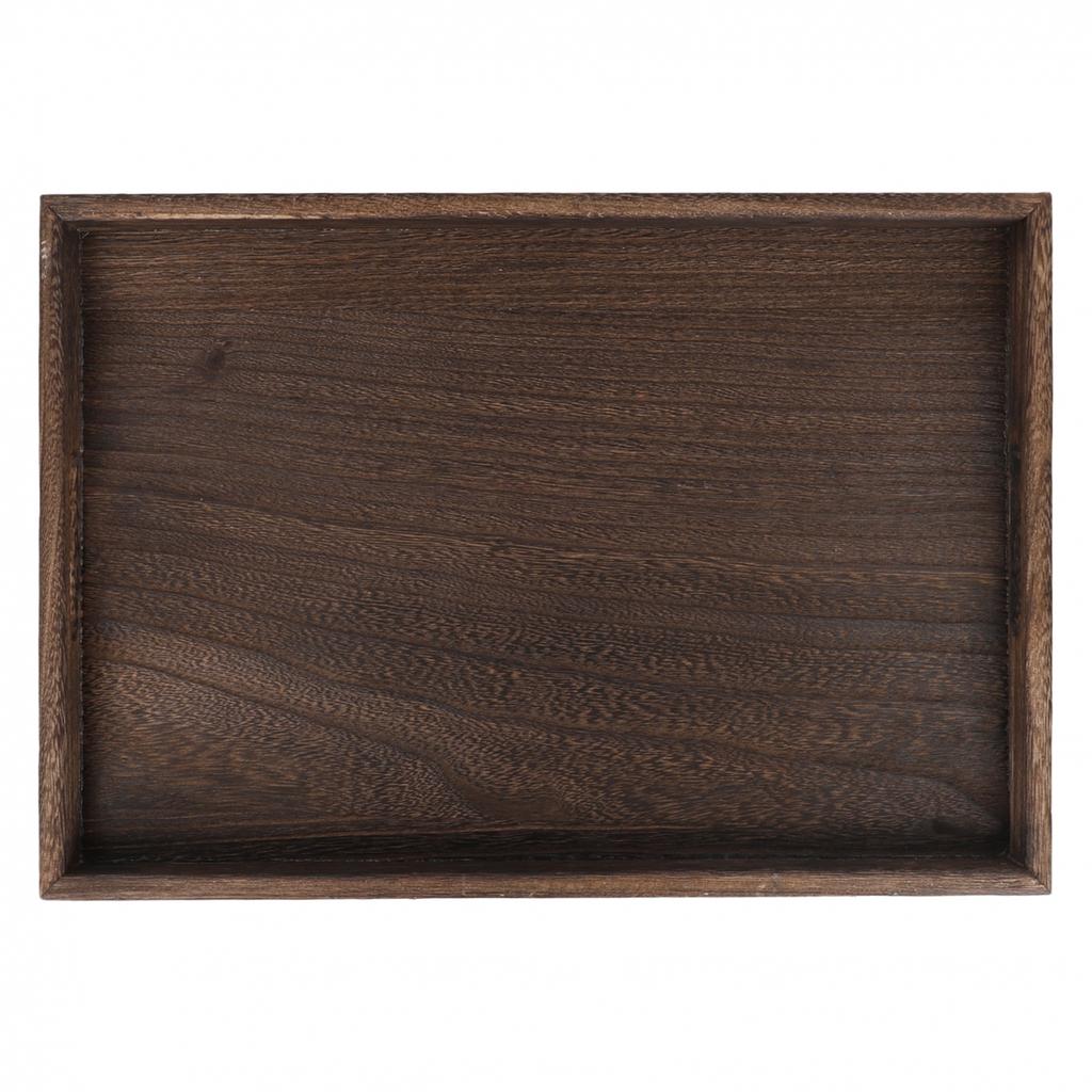 Decorative Wood Serving Tray for Ottoman Coffee Table Creative and Practical