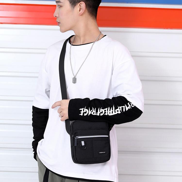 2023 Men's Oxford Cloth Lightweight Shoulder Backpack for Elderly Travel