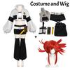 GACHIAKUTA Riyo Cosplay Costume Anime Reaper Full Set with Vest Shorts Waist Bag Halloween Christmas Plus Size Suit