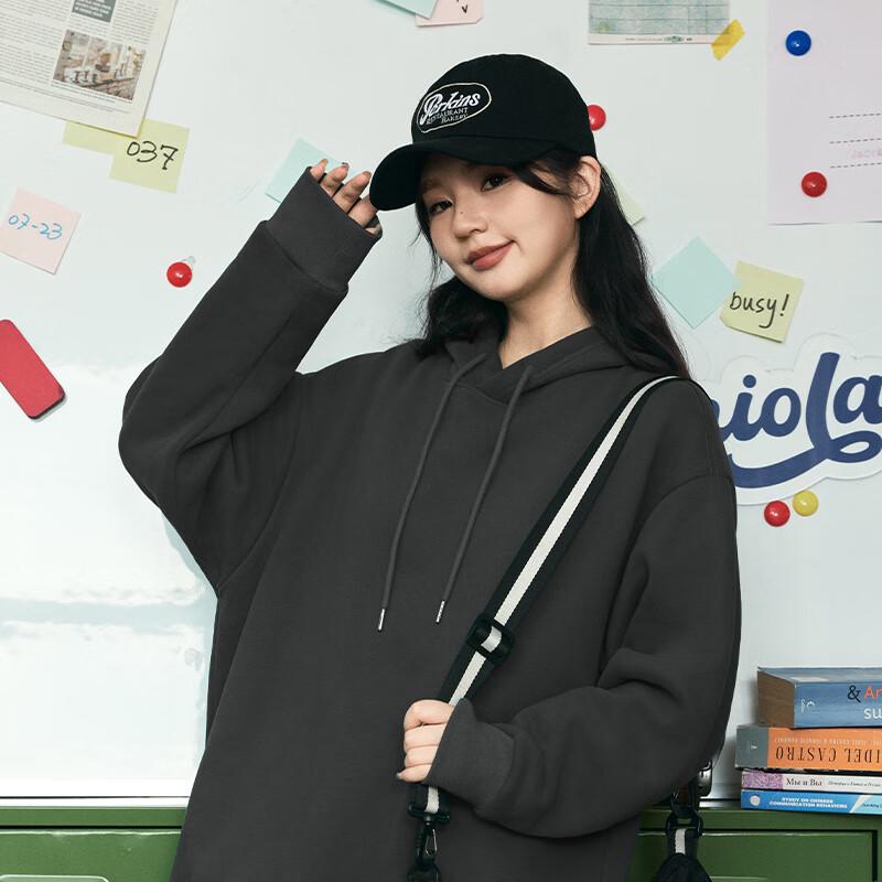 VANCL Men's Loose Fit Heavyweight Hooded Sweatshirt