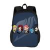 FAIRY TAIL Backpack Cartoon Anime Printed Student Boys and Girls New Large Capacity Versatile Lightweight