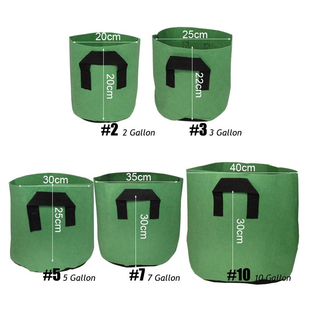 Breathable DIY Garden Pouch Vegetable Potato Root Container Plant Pots Grow Bag Flower Planter