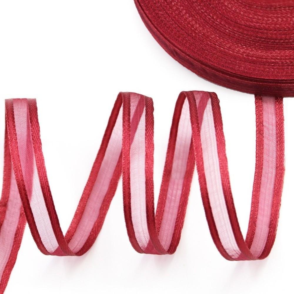 Solid Color Organza Ribbons DIY Broadside Ribbons New Gift Wrapping Ribbon  Handmade Crafts