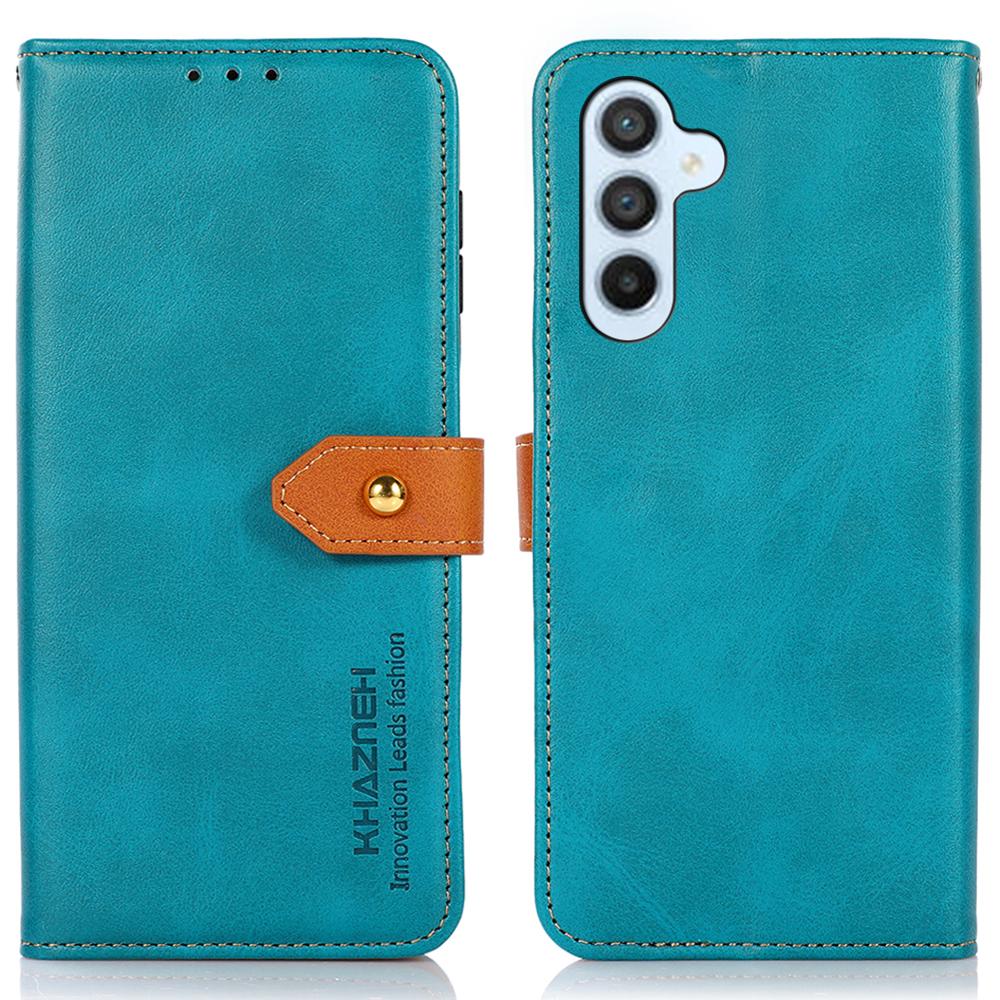 KHAZNEH For Samsung Galaxy S24 FE Wallet Case Folding Stand PU Leather Phone Cover